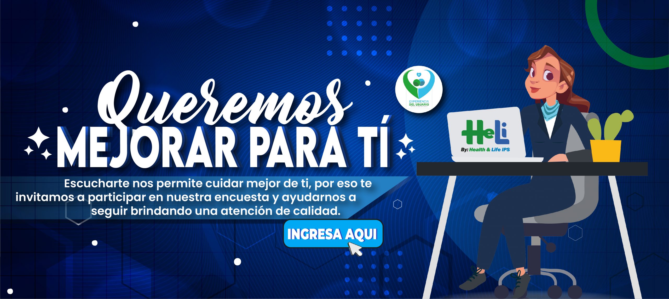 En Heli queremos saber tu percepción, ingresa aquí y realiza la encuesta