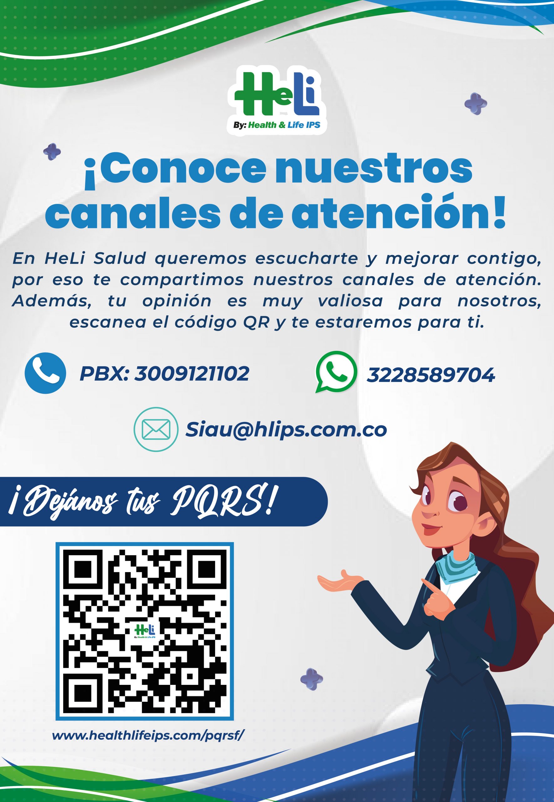 Canales de contacto heli salud