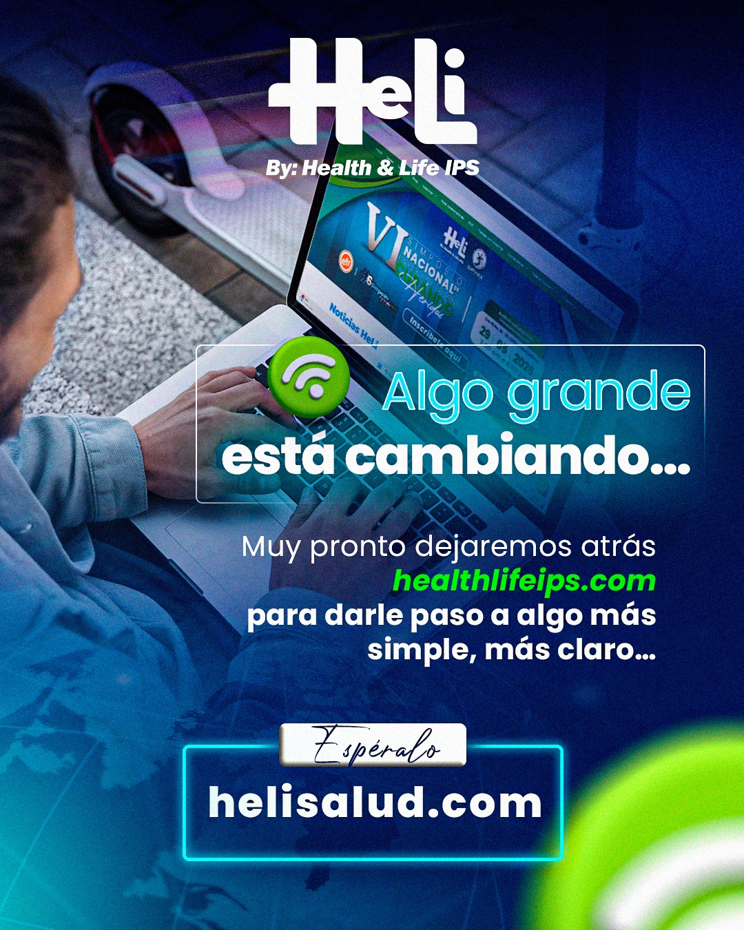 Cambio de dominio de Heli Salud
